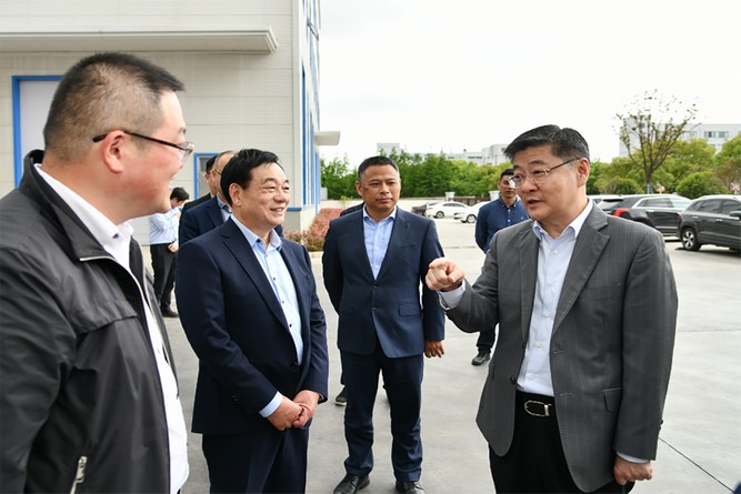 Zili | Liu Jian, Secretary of the District Party Committee, personally visited the inspection and guidance to help enterprises to develop in high quality